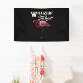 Banderoles Flamant rose rose - Whassue Flockers_ (En situation)
