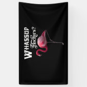 Banderoles Flamant rose rose - Whassue Flockers_ (Vertical)