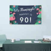 Banderoles Flamingle ! - Fête d'anniversaire tropicale (Salon professionnel)