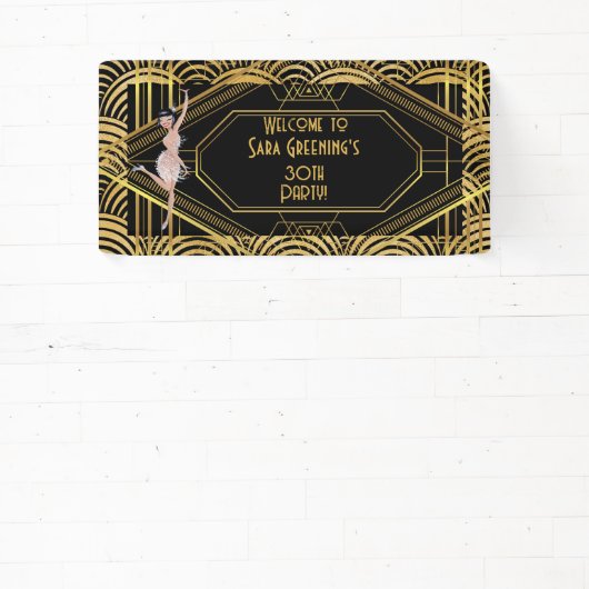 Banderoles Flapper des années 20 Années 20 Grande Gatsby 1920 (Insitu)