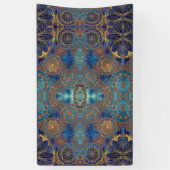 Banderoles Flèche céleste bleue Retour arrière Youtube Selfie (Vertical)