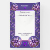 Banderoles Fleur dans le désert (Verticale)