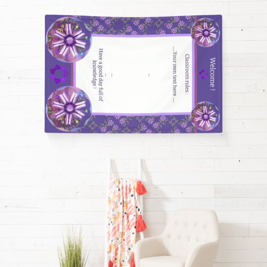 Banderoles Fleur dans le désert (Insitu)