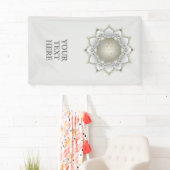 Banderoles Fleur De Vie - Blossoms Mandala 1 (En situation)