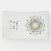 Banderoles Fleur De Vie - Blossoms Mandala 1 (Horizontal)