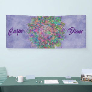 Banderoles Fleur de Vie - Mandala Indien 7c