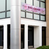 Banderoles Fleur lilas rose (Bâtiment extérieur)