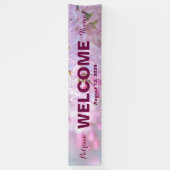 Banderoles Fleur lilas rose (Vertical)