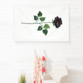 Banderoles Fleur rose noire (Insitu)
