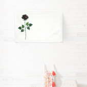 Banderoles Fleur rose noire (Insitu)