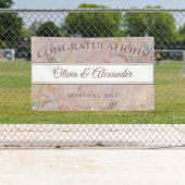 Banderoles Fleur sauvage Aquarelle Floral Mariage Réception