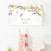 Banderoles Fleur sauvage coloré & Lavande (En situation)