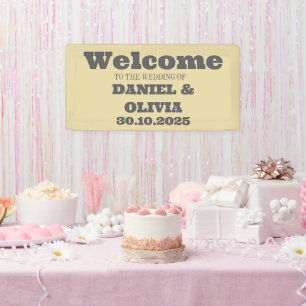 Banderoles Fleur sauvage Mariage Rustic Country Sièges Cartes