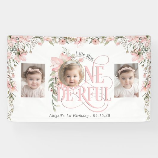 Banderoles Fleur sauvage Thème Miss Onederphotos fond (Horizontal)