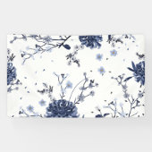 Banderoles Fleurs bleues (Horizontal)