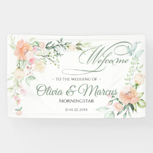 Banderoles Fleurs d'aquarelle Pastel Spring