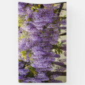 Banderoles Fleurs de bisteria violet (Vertical)
