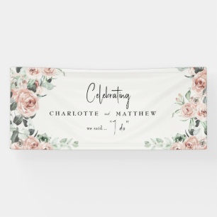 Banderoles Fleurs élégantes en Mariage à ressort