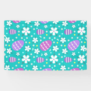 Banderoles Fleurs et oeufs de Pâques-Motif de Pâques-Cute