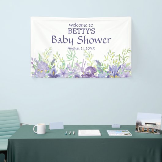 Banderoles Fleurs Lavande Et Violette (Salon professionnel)