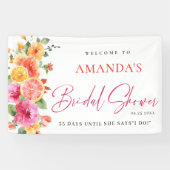 Banderoles Fleurs Lumineuses de Fête Floral Citron Mariage (Horizontal)