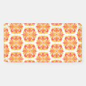 Banderoles Fleurs Oranges, Motif De Fleurs, Motif Floral (Horizontal)