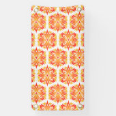 Banderoles Fleurs Oranges, Motif De Fleurs, Motif Floral (Verticale)