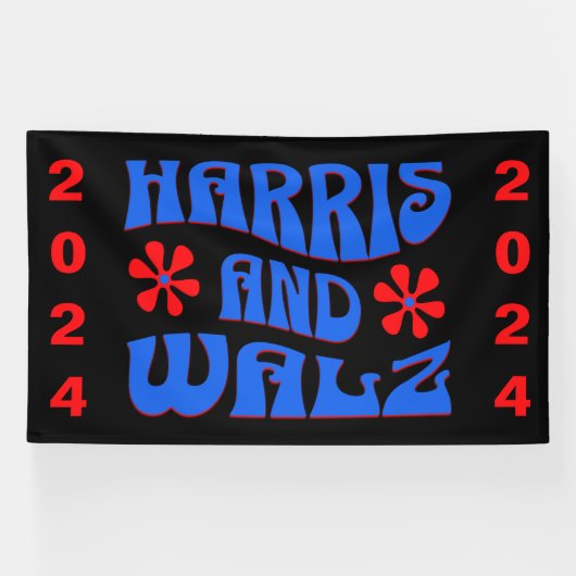 Banderoles Fleurs rétro Harris & Walz (Horizontal)