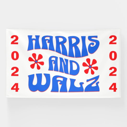 Banderoles Fleurs rétro Harris & Walz (Horizontal)