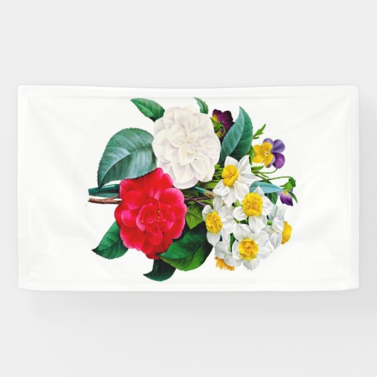 Banderoles Fleurs vintages (Horizontal)