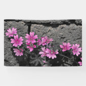 Banderoles Fleurs violettes (Horizontal)