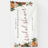 Banderoles Floral d'automne rustique | Fête des mariées de bi (Vertical)