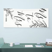 Banderoles Floral Mme à Mme douche nuptiale (Salon professionnel)