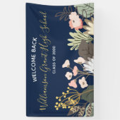 Banderoles Floral Moderne École Classe De Réunion De (Vertical)