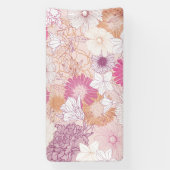 Banderoles Floral sans joint (Verticale)