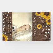 Banderoles Flore de soleil rustique - Diplôme de photos (Horizontal)