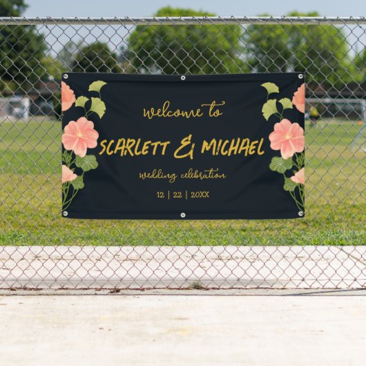 Banderoles Flore foncé (En situation)