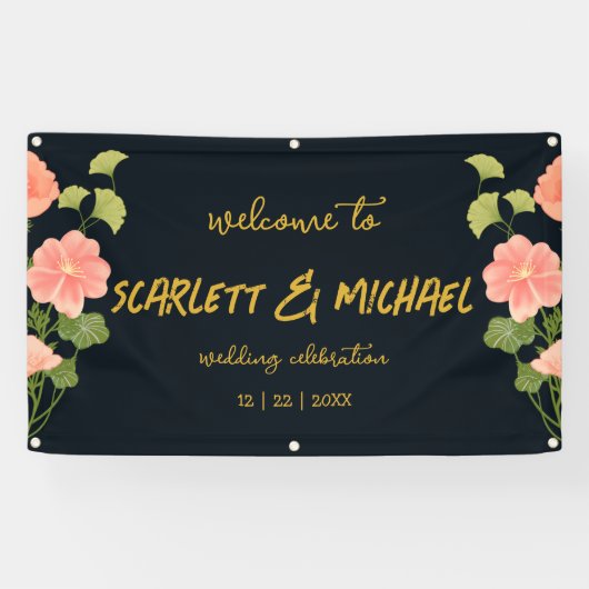 Banderoles Flore foncé (Horizontal)