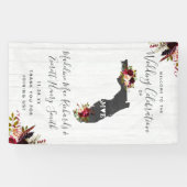 Banderoles Florida State Destination Mariage Bienvenue (Horizontal)