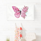 Banderoles Flower Butterfly (En situation)