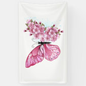 Banderoles Flower Butterfly (Vertical)