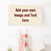 Banderoles Flower Power Blooms crème pastel + vos idées (En situation)