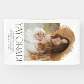 Banderoles Flûte moderne minimal Yay Grad Photo Arch Grad Gra (Horizontal)