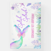 Banderoles Fond de naissance pour la première année de la fil (Verticale)