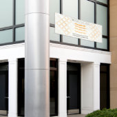Banderoles Fond de présentation d'affaires de triangle hexago (Bâtiment extérieur)