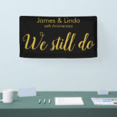 Banderoles Fond de renouvellement de vœux pour la fête d'anni (Salon professionnel)