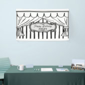 Banderoles Fond de style de bande dessinée pour fête d'annive (Salon professionnel)