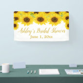 Banderoles Fond de tournage de mariage de tournesols Prop Flo (Salon professionnel)