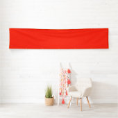 Banderoles Fond orange texturé calme et simple (En situation)