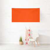 Banderoles Fond orange texturé calme et simple (Insitu)